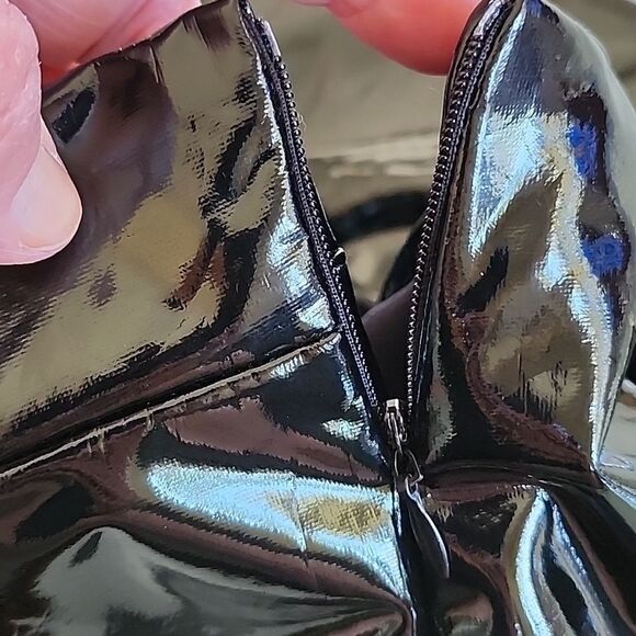 Bella Barnett PU Patent Leather Skirt - Picture 9 of 11